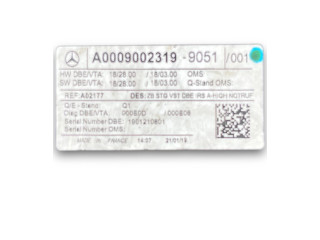 Блок комфорта NR82, A0009002319 Mercedes-Benz GLB x247