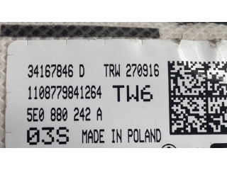 Подушка безопасности в сиденье 5E0880242A Skoda Octavia Mk3 (5E)