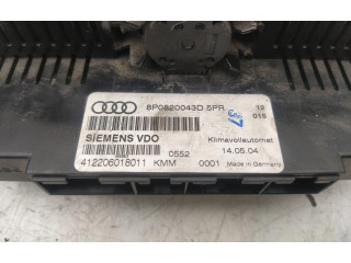 Блок управления климат-контролем 8P0820043D5PR Audi A3 S3 8P