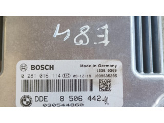 Řídící jednotka 8506442, 0281016114 BMW X1 E84 2010