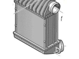 Интеркулер SLV1J0145803G Audi A3 S3 8L