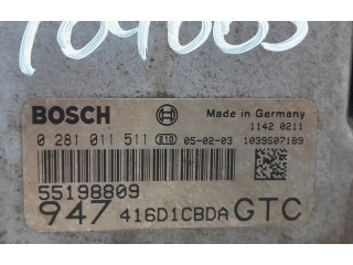Блок управления двигателя 55198809, 164063 Alfa Romeo GT