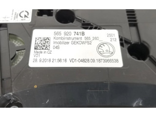 Панель приборов 565920741B, 565920741B Skoda Karoq