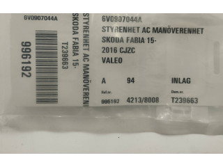 Блок управления климат-контролем 6V0907044A, SK261510211A   Skoda Fabia Mk3 (NJ)