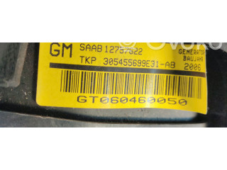 Подушка безопасности водителя 12757622 Saab 9-3 Ver2