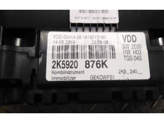 Přístrojová deska Volkswagen Caddy 2019 2K5920876K, 2K5920866E