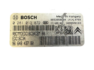 Řídící jednotka 9664843780, 0281013872 Peugeot Partner 2015