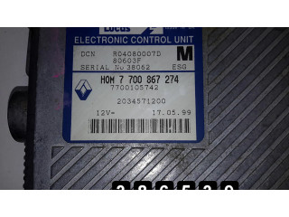 Блок управления двигателя 7700867274 Mitsubishi Carisma