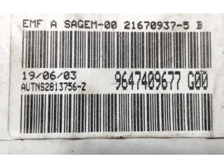 Дисплей 9647409677 Citroen Xsara