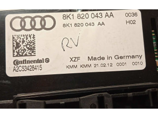 Блок управления климат-контролем 8K1820043AA, 8K1820043AAXZF Audi A4 Allroad