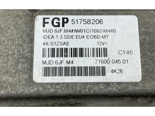 Комплект блоков управления 51758206, 188A9000   Fiat Idea