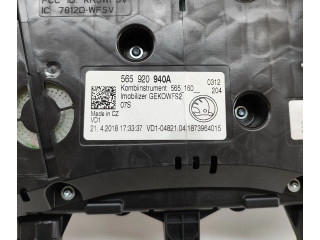 Панель приборов 565920940A, A2C1226240001 Skoda Karoq