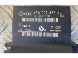 Модуль управления gateway 4E0907468A, 4E0910468   Audi A8 S8 D3 4E