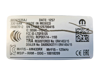 Модуль управления BSM 68262535, 68262535AJ Jeep Compass