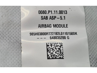 Подушка безопасности в сиденье 985H03800R, 648835200G   Dacia Sandero