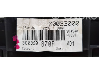 Панель приборов 3C0920870P, SW4240   Volkswagen PASSAT B6       