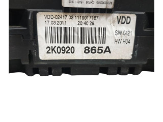 Панель приборов 2K0920865A   Volkswagen Caddy       