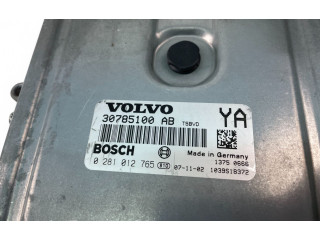 Блок управления двигателем Блок управления 30785100AB, 0281012765   Volvo V70
