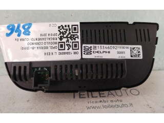 Блок управления климат-контролем 13346092, 13346092   Opel Meriva B