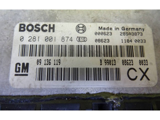 Řídící jednotka 0281001874, 09136119 Opel Vectra B 1998