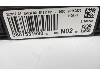 Модуль управления BSM 9807531680   Citroen C-Elysée    