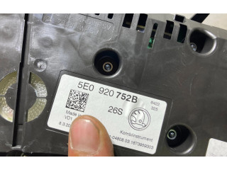 Панель приборов 5E0920752B   Skoda Octavia Mk3 (5E)       
