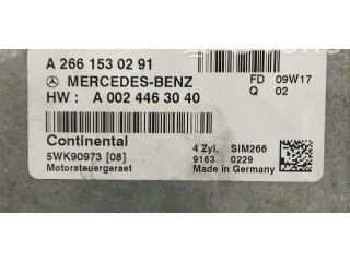 Řídící jednotka A2661530291, A2661530291 Mercedes-Benz A W169 2010
