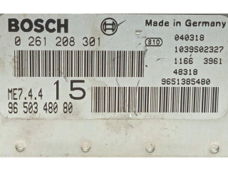 Блок управления двигателем Блок управления 9650348080   Peugeot 307 CC