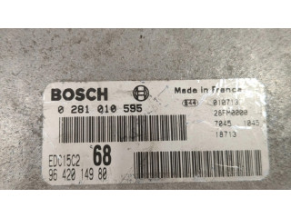 Блок управления двигателем Блок управления 0281010595, 9642014980 Citroen Xsara Picasso