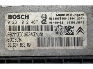 Řídící jednotka 9653958980, 9663786380 Peugeot 307 2004