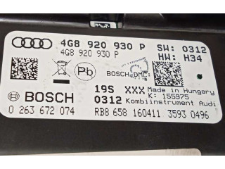 Přístrojová deska Audi A6 C7 2012 4G8920930P, 0263672074