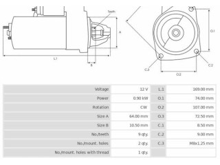 Volant Alfa Romeo Giulietta 2011 CS1379, 3EFFE