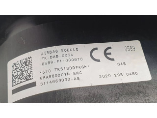 Подушка безопасности водителя 5FA880201N, 0589P1000870   Seat Ateca