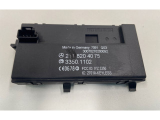 Блок управления A2118204075, 33501102   Mercedes-Benz CLS AMG C219