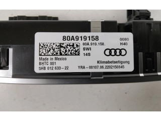 Блок управления климат-контролем 80A919158, 5HB01263322 Audi Q5 SQ5