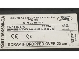 Блок комфорта 4S6T15K600CA, 5WK48757A Ford Fiesta