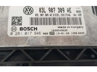 Řídící jednotka 03L907309AE, 0281017946   Volkswagen Tiguan 2008