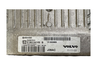 Блок управления двигателя 31355669, S180134102B Volvo V70