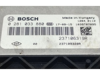 Блок управления двигателя 237106319R, 0281033880   Dacia Logan Pick-Up