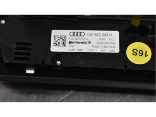 Блок управления климат-контролем Audi A6 S6 C7 4G