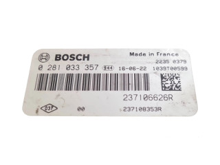 Řídící jednotka 0281033357, 237106626R Opel Vivaro 2017