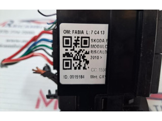 Блок управления климат-контролем CAYC Skoda Fabia Mk2 (5J)