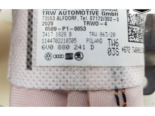 Подушка безопасности в сиденье 6V0880241D, 6V0880241D Skoda Fabia Mk4 (6VA)