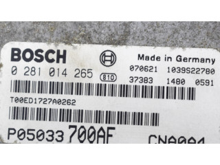 Řídící jednotka P05033700AF, 0281014265 Dodge Avenger 2008