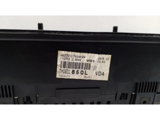 Přístrojová deska Volkswagen Transporter - Caravelle T5 2007 7H0920850L