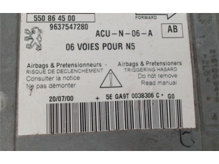 Блок подушек безопасности 9637547280, 550864500   Peugeot 306