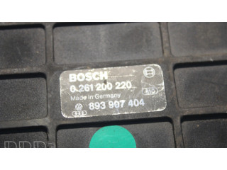 Блок управления двигателя 0261200220, 893907404 Audi 80 90 B3