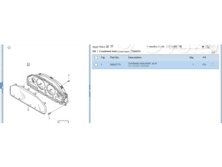 Панель приборов 31296337, 36002770   Volvo XC90       