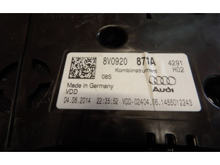 Панель приборов 8V0920871, VDD024040 Audi A3 S3 8V