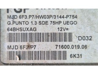 Комплект блоков управления 199A2000 Fiat Grande Punto